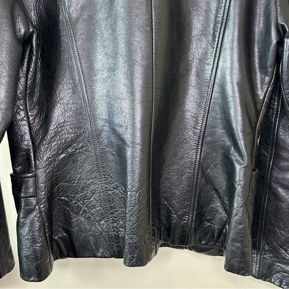 Guess Vintage 90"s Leather Jacket - Size Medium - Picture 8 of 10